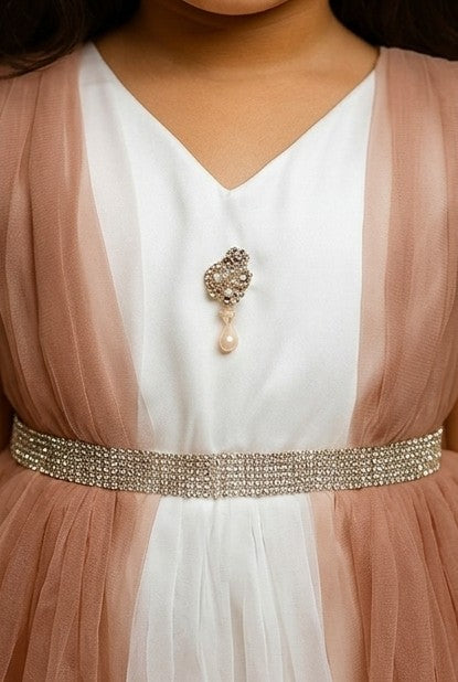 Shaquib Dusty Rose Radiance Party Dress