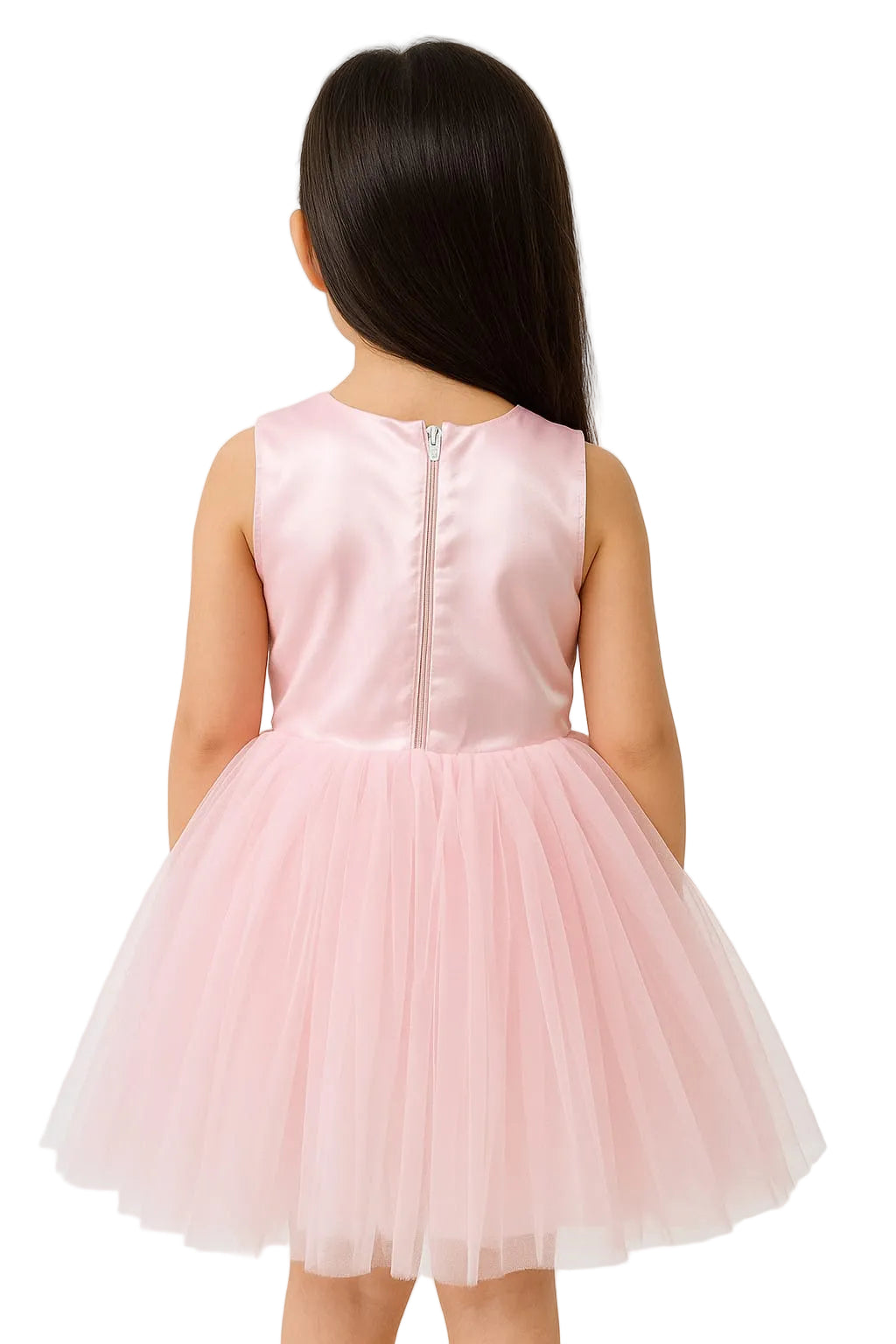 Shaquib Elegant Blush Peony Enchanted Tulle Dress
