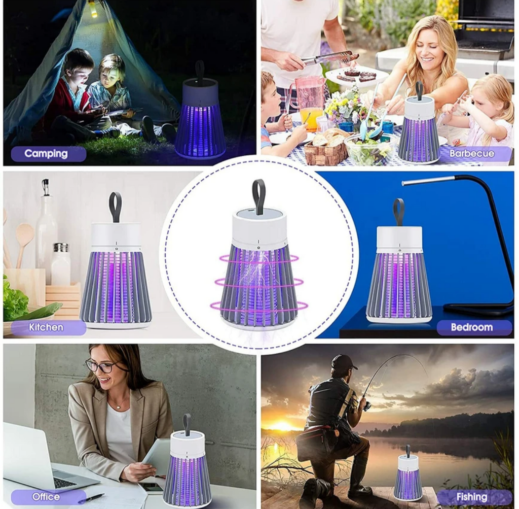 Al Shaquib Eco-Friendly USB Electric Mosquito Killer Lamp | Chemical-Free Bug Zapper