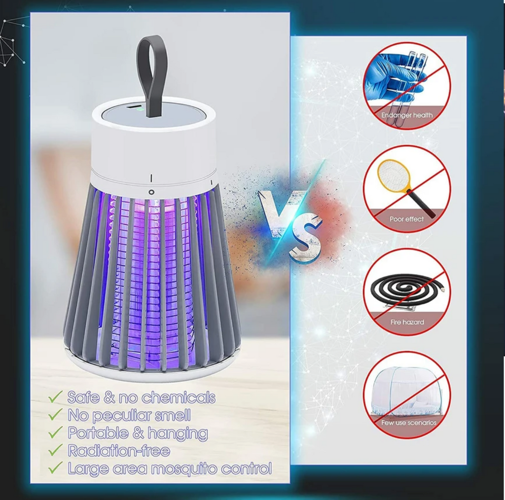 Al Shaquib Eco-Friendly USB Electric Mosquito Killer Lamp | Chemical-Free Bug Zapper