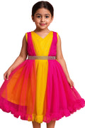 Shaquib Sunrise Symphony Layered Tulle Dress