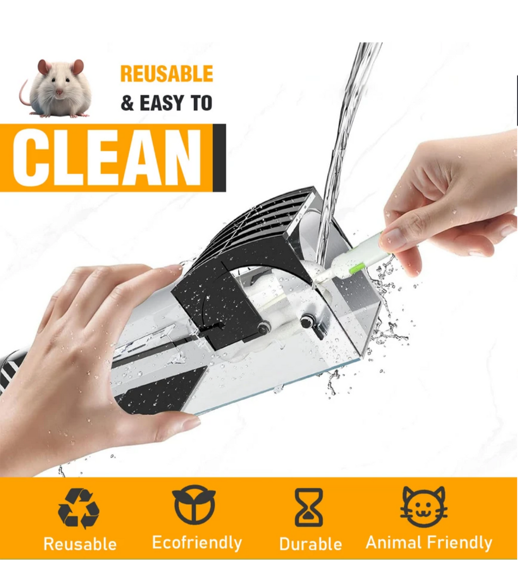 Al Shaquib Humane Smart Mouse Trap - Reusable Live Rat Catcher for Indoor & Outdoor
